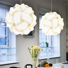 Load image into Gallery viewer, 25CM  DIY White IQ Puzzle Lights Infinity Lights Jigsaw Indoor Lampshade Home Decoration _WK
