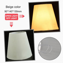 Load image into Gallery viewer, American Simple Style Lamp Shade Flax PVC Lamp Shade for Candle Crystal Chandeliers Wall Lamp Light Shade Abajur 90*140*130mm