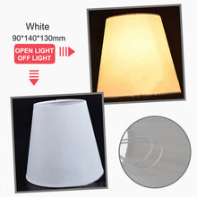 Load image into Gallery viewer, American Simple Style Lamp Shade Flax PVC Lamp Shade for Candle Crystal Chandeliers Wall Lamp Light Shade Abajur 90*140*130mm