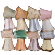 Load image into Gallery viewer, Art Deco Ripple Lamp Shades Crystal Wall Lamp Chandelier Fabric Lampshade Nordic Style Modern Lamp Cover for Home Decoration