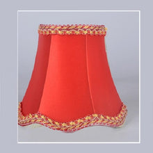 Load image into Gallery viewer, Art Deco Ripple Lamp Shades Crystal Wall Lamp Chandelier Fabric Lampshade Nordic Style Modern Lamp Cover for Home Decoration