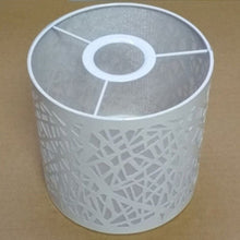 Load image into Gallery viewer, 1pc 14*14cm Iron+PVC Lampshade Floral Table/Ceiling Pendant Light Shade Lampshade Lamp Cover White For Home Restaurant Cafe